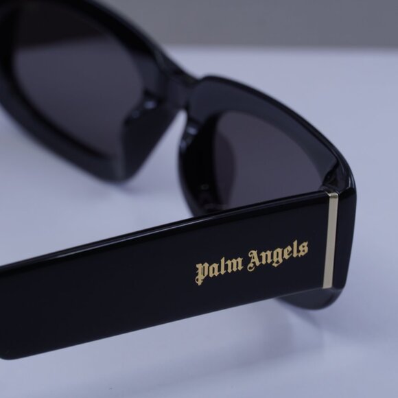 Palm Angels PERI104 NOAH 1007 Rectangle Sunglasses - Black/Grey - Picture 5 of 9